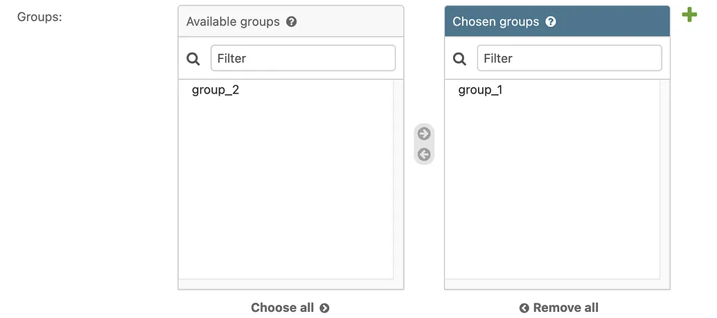 Filter horizontal